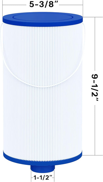 Cryspool® 2402 Filter Compatible with Watkins 303279, FC-2402, Free Flow and Lifesmart Hot Tub Filter, 1 1/2" Finer Thread Spa Filter Cartridge, 1 Pack
