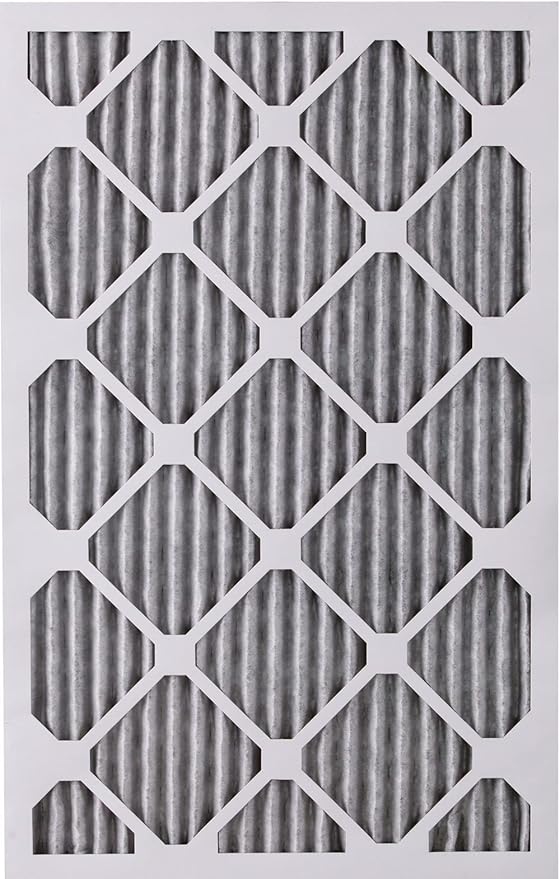 Nordic Pure 20x25x1 (Actual Size: 19 1/2 x 24 1/2 x 3/4) Furnace Air Filters MERV 8 Pleated Plus Carbon 4 Pack