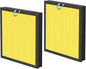 Vital 100S Pet Care Replacement Filter Compatible with LEVOIT Vital 100S and 100S-P Air Purifier, Vital 100S-P Pet Care Filter for Vital 100S-RF-PA, LRF-V102-YUS, 2 Pack, Yellow