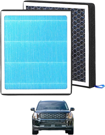 CF12159 Cabin Air Filter With Activated Carbon For Sonata 2016-2019,Nexo 2019-2023;Optima 2016-2020,Cadenza 2017-2019, Telluride 2020-2021,Carnival 2022; G70 2024