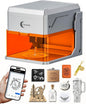 A1 Pro 10W Mini Laser Engraver with Camera, Portable Laser Engraver and Cutter Desktop Lazer Engraving Machine for Wood Leather Painted Metal Glass, Home DIY, Small Business, Class 1