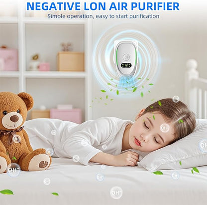 2026 Upgraded Air Ionizers for Dust Mites Smoke Pet Odor Plug in Air Purifiers for Home Silent Ionizer Air Cleaners & Room Deodorizer Plug in,Dust Mite Killer for Bedroom,Office,Kitchen,8 Pack