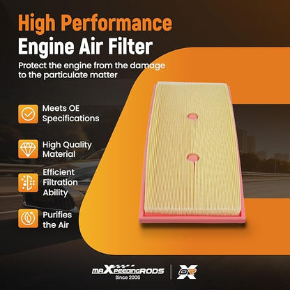 maXpeedingrods CA11439 AF5699 Engine Air Filter Fit for Mercedes-Benz Sedan C300 C350 E300 E350 E400, Coupe C350 E350, Convertible E350, Wagon E350 R350, Sport Utility ML350, GLK350