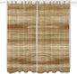 Light Brown Wood Grain Living Room Curtains 96 Inch Length, Window Curtains Tab Top, Western Farmhouse Barn Door Light Filtering Window Treatments Drapes 52"x96" 2 Panel
