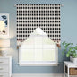 Swag Curtain Valances for Kitchen Windows,Farm Wooden House Black Buffalo Plaid Short Rod Pocket Window Valance,Western Star Swag Topper for Bedroom Living Room,2 Panels 28x36in