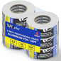TapePlus Aluminum Foil Tape - Heat Resistant Tape & High Temperature Seal - Thermal Duct Insulation & HVAC Seal - Waterproof Metal Adhesive for Ductwork - Pack of 6, 2 in x 210 ft, Silver