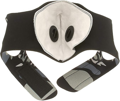 ASA Techmed Reusable Dual Air Breathing Valve Face Mask Cover with Activated Carbon Filter (Tactical Skull)