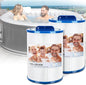 6CH-940 Spa Filter Replaces PWW50P3 Replacement Filter Filbur FC-0359, Aber Hot Tubs 03FIL1400, Waterway 817-0050 PWW50-Certified with NSF50 for Material Safety, 50 Sq.ft 2Pack