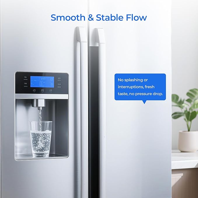 LRFS28XBS Water Filter, Compatible with LRFLC2706S, LRFOC2606S, LRFVC2406S, LRFWS2906D, LRFWS2906S, LRFWS2906V, LRFXC2416S, LRFXC2606S, LRFXS2503S, LRMDC2306S Water & Air Filter, 3 Pack