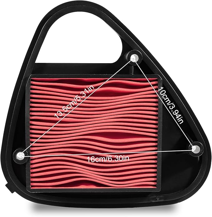 VideoPUP Replacement Motorcycle Air Filter Compatible with VLX 600 VLX 400 17205-MR1-000