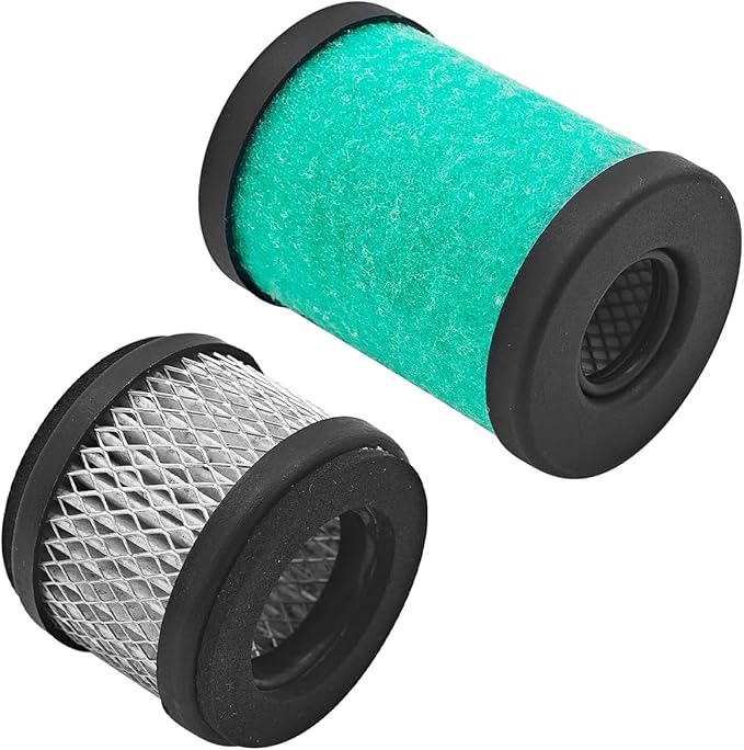 EMF10 Vacuum Oil Mist Filter Kit 2 Pcs For Edwards RV3 RV5 RV8 RV12 2-Stage Rotary Vane Pump, Including A22304198 Oil Mist Element and A22304079 Odour Element