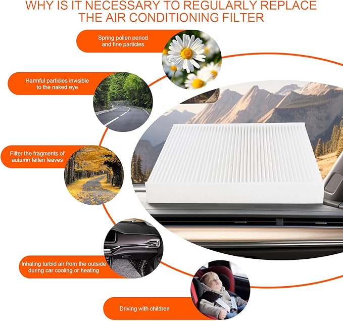 Original Equipment Manufacturer Cabin Air Filter Compatible with Lexus ES250, Toyota Rav4 Prime Sienna Venza C21471