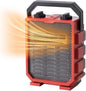 Milkhouse Electric Space Heater 1500W Portable Heater with Manual Control Fan-Only Mode Overheating & Tip Over Protection for Indoor Use WEWARM Red