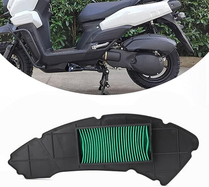 Minho Motorcycle Air Filter in Dry Filter Paper Material Compatible with Chinese GY6 4-Stroke Engine Scooter Mopeds Tank 9th Generation