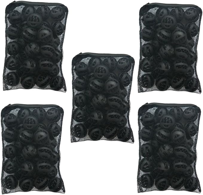 CNZ® 1.25-inch Bio Ball Filter Media for Aquarium Fish Pond Waterfall Fountain (5-Pack, 150pcs)