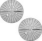 Car Wash Bucket Insert, 2PCS 10" Diameter Dustproof Dirt Grit Trap Vehicle Wash Filter, Remove Debris Automotive Detailing Cleaning Washing Kit, Universal for SUV RV Truck (Black)