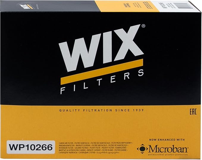 WIX WP10266 Cabin Air Filter Replacement Compatible With Various Ford Trucks (15-20)