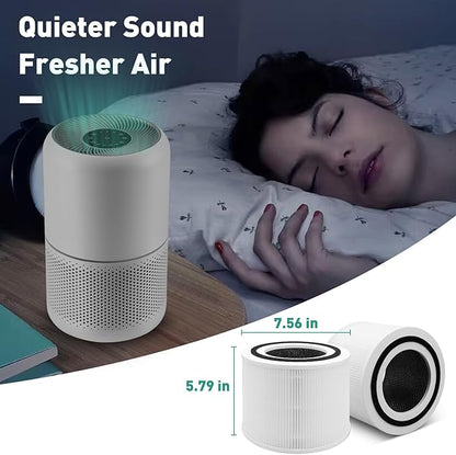 Core 300 Air Purifier Replacement Filter Compatible with LEVOIT Core 300 Air Purifier 3-in-1 H13 True HEPA Air Replacement Filter Compatible with LEVOIT Core 300,300S,P350