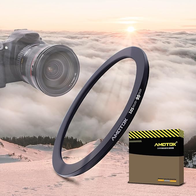105mm Lens to 95mm Camera Lens Adapter,105mm to 95mm Filter Step-Down Ring Adapter Ring,Compatible All 95mm Filter Accessory