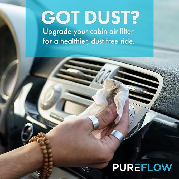 PureFlow HEPA Cabin Air Filter PC99542HX | Fits 2020-2025 Ford Explorer, Escape, 2021-2025 Bronco Sport, 2022-2025 Maverick, 2021-2025 Mustang Mach-E, 2020-2025 Police Interceptor Utility