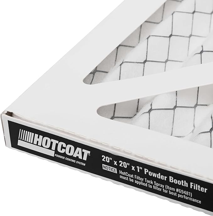 Eastwood HotCoat 20"x20"x1" Replacement Powder Coating Booth Filter | 4 Pack