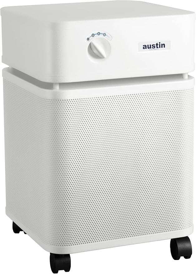 Austin Air HealthMate Plus Air Purifier - Advanced 4- Stage Filtration Air Purifiers For Home with Activated Carbon & Zeolite - Ideal as Air Purifiers for Bedroom or any Large room, Model B450