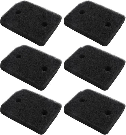 5 Pack Black Sponge Filter Mat For Replacement Foam Filters For Dust Control And Optimal Machine Performance