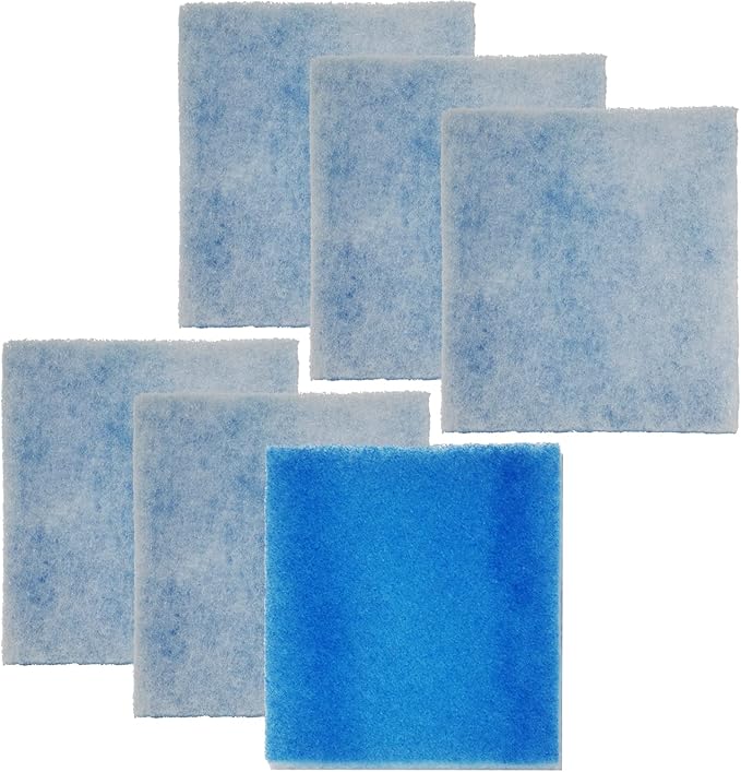 6 Pack Compatible Replacement Filters for Bettervent Indoor Dryer Vent Double Layer Design Pre-cut