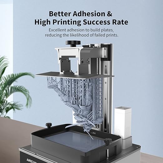 ANYCUBIC Water Washable 3D Printer Resin, 405nm High Precision UV-Curing 3D Resin, Low Shrinkage Photopolymer Resin for 8K Capable LCD DLP Resin 3D Printer Printing (Grey+White, 2kg)