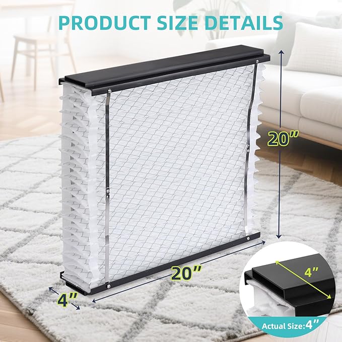 2 Pack 313 Air Filter Compatible with AprilAire Whole House Air Purifiers Model 1310, 2310, 3310, 4300 - MERV 13, Size:20x20x4 Inches