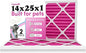 Colorfil 14x25x1 Air Filter (2-Pack) | Made in the USA | Color Changing | Remove Cat and Dog Odor | MERV 8 for Pet Hair Dander and Dust | 13.5"x24.5"x0.75" Exact Size