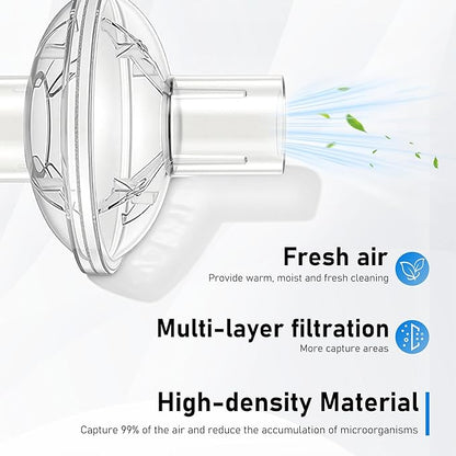 CP-AP Filters Universal Fit in Line CP-AP Filter - Compatible with 22mm 25mm Tubing CP-AP and BiP-AP Machines Like Res-Med Phil-IPS Respironics Dream.Station Devil-Biss by TOMOON 3 Pack
