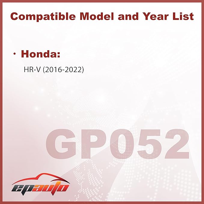 EPAuto GP052 (CA12052) Engine Air Filter, Replacement for Honda HR-V (2016–2022) – Rigid Panel Filter for Improved Engine Protection, Throttle Response, and Fuel Efficiency