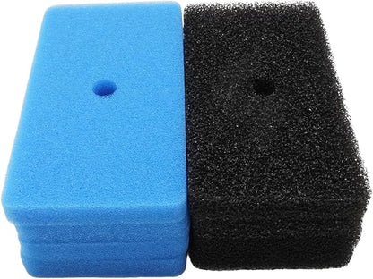 MDEOOSKY 4 Sets Pond Filter Sponge Pads, Coarse and Fine Filter Media Replacement for 52231 52229 Filter Box, for Outdoor Pond Aquariums Fountains, Compare to Part# 871980305528