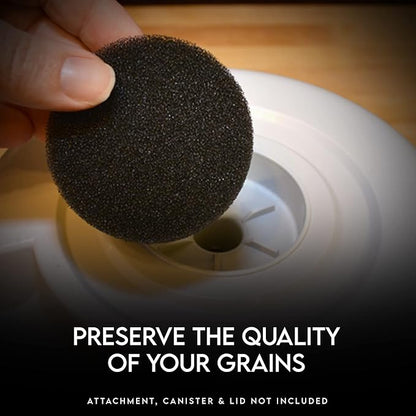 Wonder Mill - WonderMill & Whisper Mill Filter - Compatible Hand Grain Filter - Prevent Mess and Dust
