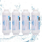 Yoption Calcium Inhibitor Filter, Outdoor Misting System Filter, for Preventing Scale Buildup and Clogging of Garden Patio Misters - 4 Pack