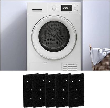 5Pcs 481010716911Dryer Filters 5-Hole Design (Dimensions: 230 x 115 x 14MM) for Bauknecht Privileg Whirlpool HX 481010716911 Heat Pump Dryers, Condensing Dryer Sponge Filter Pad