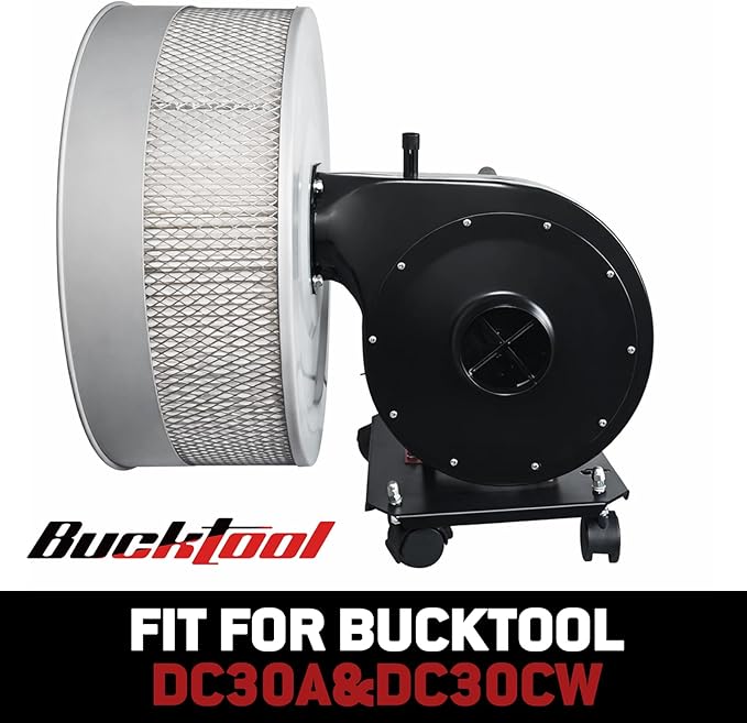 BUCKTOOL 2-Micron Dust Filter, Canister Filter Kit for Dust Collectors DC30CW & DC30A