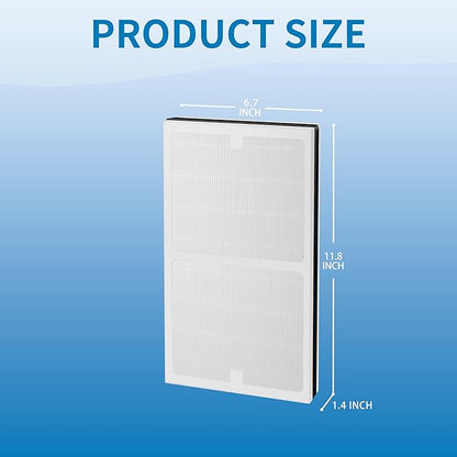 IAF-H-100C IDYLIS C Filter Replacement, Compatible with Idylis IAP-10-200, IAP-10-280 Air Purifier, Replaces Part#IAF-H-100C, 2 Pack