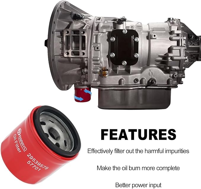 Diesel 6.6L Duramax Filter Kit Fuel/Oil/Air/Transmission Filter, Compatible with 2011-2016 Chevy Silverado/GMC Sierra 2500 3500 HD Replaces#TP3018, PF2232, A3141C, 29539579
