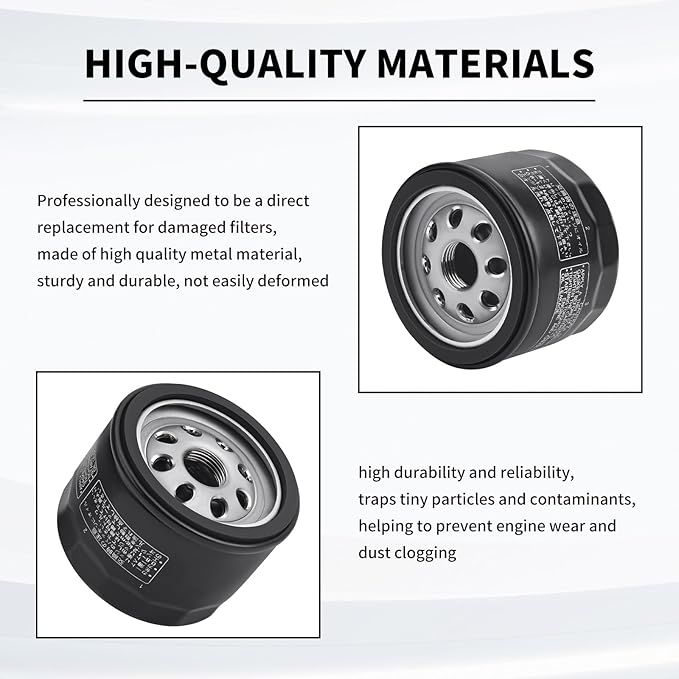 49065-0721 Oil Filter Compatiable with Kawasaki FR541V FR600V FR651V FR691V FR730V FS481V FS541V FS600V FS651V FS691V FS730V FX481V FX541V FX600V FX651V FX691V FX730V Engines 49065-7007 (2PCS)