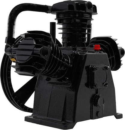Air Compressor Pump Head, 12 CFM 3 Cylinder 4 HP Replacement Air Compressor Head Pump w/Head Unloaders &Air Filter Mufflers Low Energy Consumption