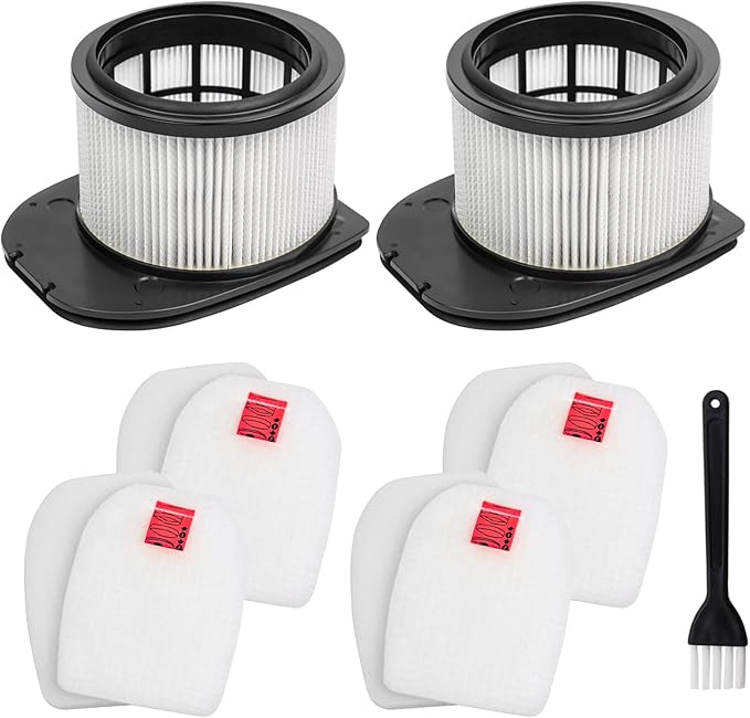 VIEWALL Filter Replacement for Shark Stratos IZ540H, IZ562H, IZ840H, IZ862H, UZ565H, UZ865H, IZ560H, UZ815H Cordless Vacuum, Part XFFKIZ700 & XPSMFIZ700, 2 HEPA 4 Foam Felt Filter