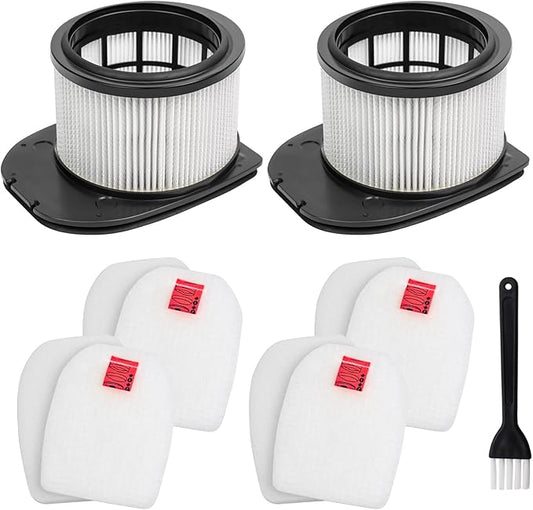 VIEWALL Filter Replacement for Shark Stratos IZ540H, IZ562H, IZ840H, IZ862H, UZ565H, UZ865H, IZ560H, UZ815H Cordless Vacuum, Part XFFKIZ700 & XPSMFIZ700, 2 HEPA 4 Foam Felt Filter