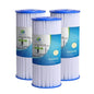 CFS – 10" x 4.5" 30 Micron Compatible Water Filters for HDX HDX4PF4 Pleated High Flow Whole House Filter, Reduces Sediment, 3-Pack