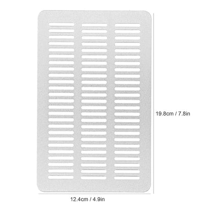 Filter Replacement for YM8A Nail Dust Collector, Stainless Steel Accessory Effectively Captures Dust During Filing and Polishing, Rust Free and Durable Design, 19.8 x 12.4cm