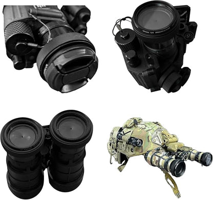 Adjustable Iris Aperture Diaphragm M30 to M37 Iris Aperture Diaphragm Adapter Optical Diaphragm 1.5-26mm Lens Module Adapter Ring PVS-14 PSV14 Optics (Protective Cover Cleaning Cloth Set)