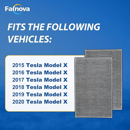 Compatible with Tesla Model X 2015-2020 Cabin Air Filter Intake HEAP Filter Kit - Includes Tools & Installation Guide