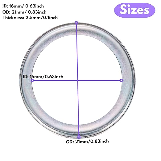 25PCS Oil Drain Plug Gasket Replacement for Subaru Ascent BRZ Crosstrek Forester Impreza Legacy Outback WRX Oil Crush Washers Seals 803916010 (M16-SUBARU)