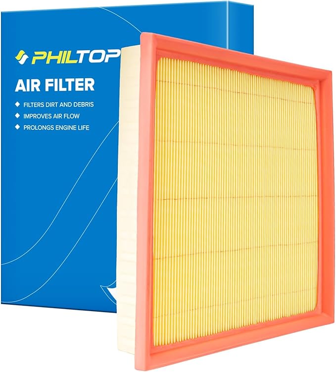 PHILTOP Engine Air Filter CA12295 Replacement for Subaru Ascent, Crosstrek, Forester, Impreza, Legacy, Outback, WRX, 2017-2022, Flexible Panel